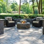 A,Beautiful,Outdoors,Pavers,With,Two,Comfortable,Armchairs,And,A