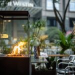 Cozy,Outdoor,Patio,With,Fire,Feature,,,Chinese,Word,Means