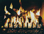 Eiklor Flames gas log